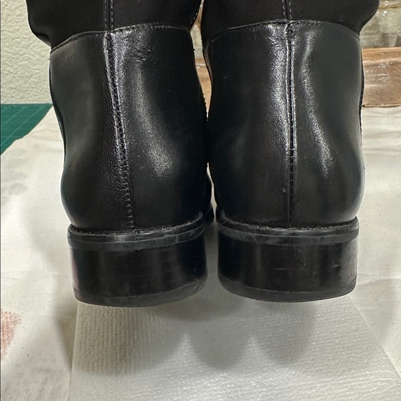 Michael Kors Black Leather Over the Knee Boots - Picture 6 of 12